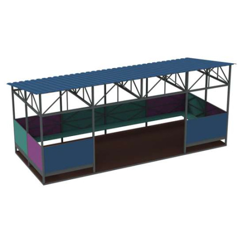 Дитяча альтанка Color Panel з лавками і підлогою в садочок купити за ціною 193 570 грн. Дитяча альтанка Color Panel з лавками і підлогою в садочок купити за ціною 193 570 грн.