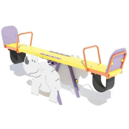 Качели Балансир Носорог на детскую площадку