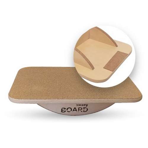 Балансир більгоу ІІ з корковим покриттям та з пом'якшуючими/захисними накладками