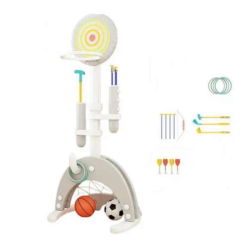 Спортивний комплекс 5в1 Luky сірий