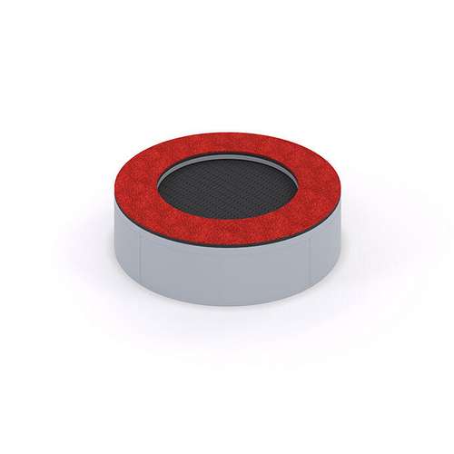 Грунтовий батут круглий d-160 см (полотно d-100 см)