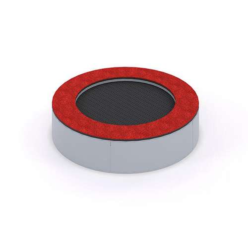 Наземний вбудований батут круглий d-190 см (полотно d-130 см)