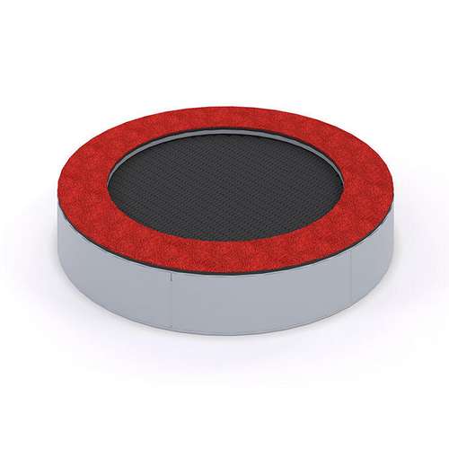 Круглий вбудований в землі батут d-240 см (полотно d-180 см)