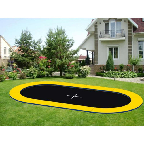 Ґрунтовий батут Oval 4,4х2,4 м що вкапують в землю купити за ціною 56 270 грн. Ґрунтовий батут Oval 4,4х2,4 м що вкапують в землю купити за ціною 56 270 грн.