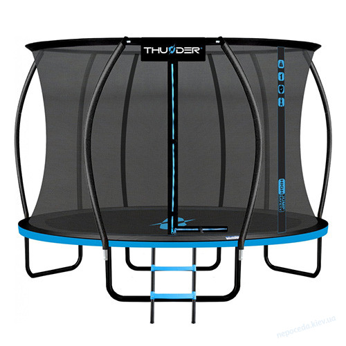 Батут THUNDER до 150кг 435см с внутренней сеткой