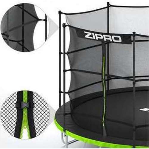 Батут Zipro Jump Pro 183 см черно-зеленый с внутренней сеткой ✅ хорошие характеристики Батут Zipro Jump Pro 183 см черно-зеленый с внутренней сеткой ✅ хорошие характеристики
