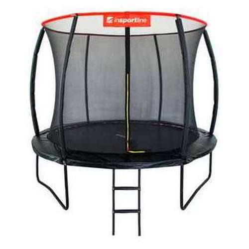 Батут 244 см inSPORTline Flea з внутрішньою сіткою чорний