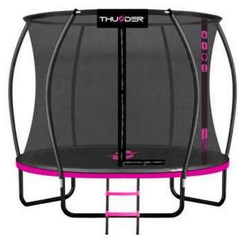 Батут 312 см (10FT) THUNDER INSIDE ULTRA розовый с внутренней сеткой