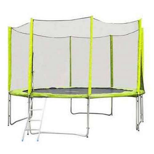 Батут inSPORTline Froggy PRO с наружной сеткой 366 см желтый