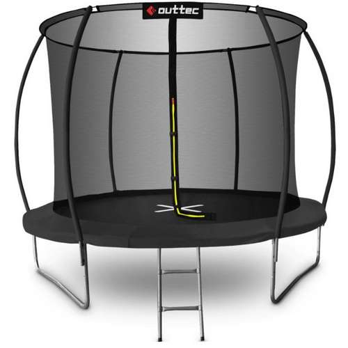Батут OUTTEC Pumpkin з внутрішньою сіткою 305 см (10фут) чорний