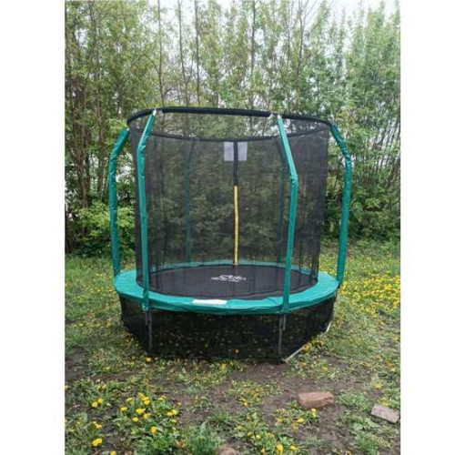 Батут FitToSky 183см с внутренней сеткой и лесенкой зеленый ✅ хорошие характеристики Батут FitToSky 183см с внутренней сеткой и лесенкой зеленый ✅ хорошие характеристики
