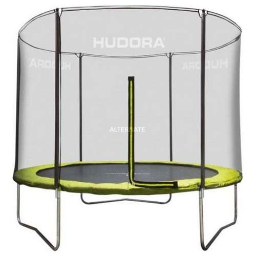 Батут Hudora Fabulous с наружной сеткой 300 см желтый до 100 кг Батут Hudora Fabulous с наружной сеткой 300 см желтый до 100 кг