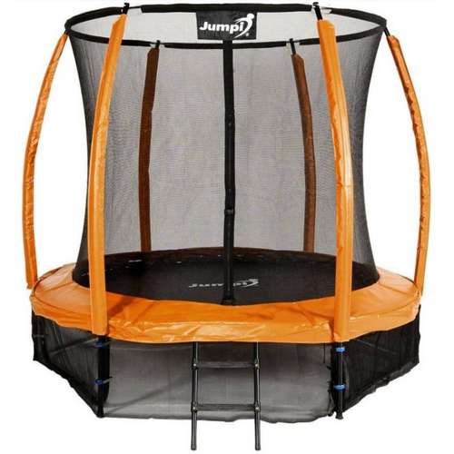 Батут Jumpi Maxy Comfort Plus с внутренней сеткой 252 см оранжевый до 50 кг Батут Jumpi Maxy Comfort Plus с внутренней сеткой 252 см оранжевый до 50 кг