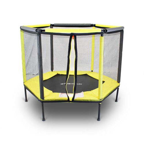 Батут-манеж детский Just Fun 140см Yellow шестиугольный ✅ хорошие характеристики Батут-манеж детский Just Fun 140см Yellow шестиугольный ✅ хорошие характеристики