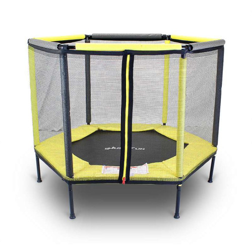 Батут-манеж детский Just Fun 140см Yellow шестиугольный ✅ хорошие характеристики Батут-манеж детский Just Fun 140см Yellow шестиугольный ✅ хорошие характеристики