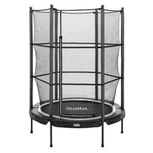 Спортивный батут Junior trampoline 140 см высокого качества с защитной сеткой черный Спортивный батут Junior trampoline 140 см высокого качества с защитной сеткой черный