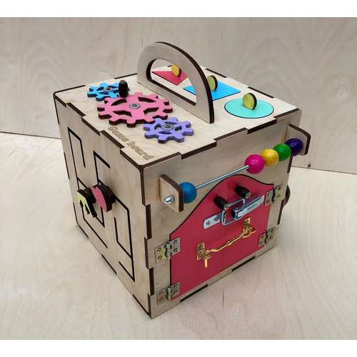 БізіКуб 20х20 см розвиваюча іграшка