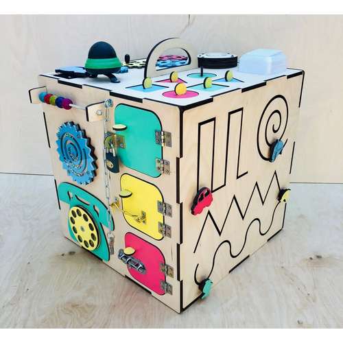 БізіКуб 35х35 см розвиваюча іграшка