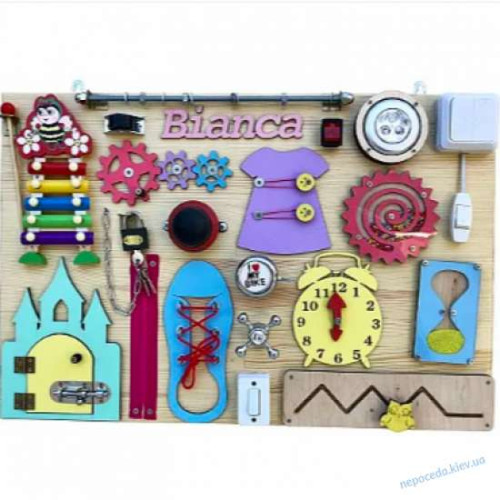 Розвиваюча дошка Бізіборд 60х40см