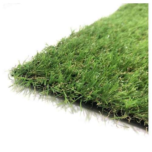 Искусственный газон ecoGrass U-20 для ландшафтного дизайна ярко-зеленого цвета