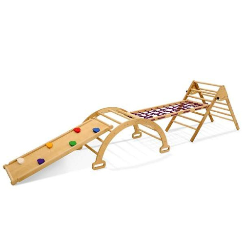 Дерев'яний спортивний комплекс Альпініст-4 для дому