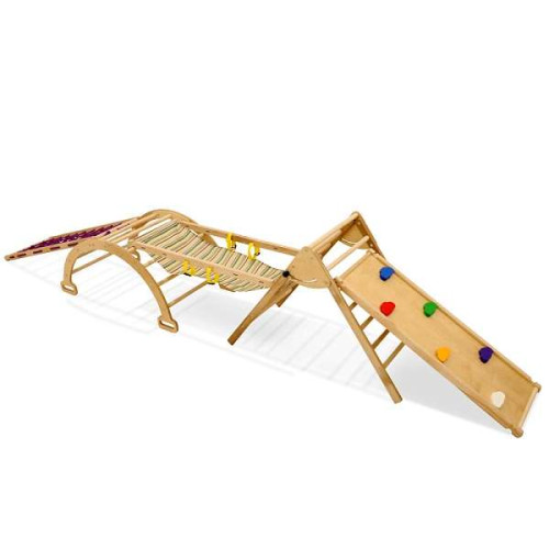 Домашній дитячий спортивний комплекс Альпініст-5 з дерева