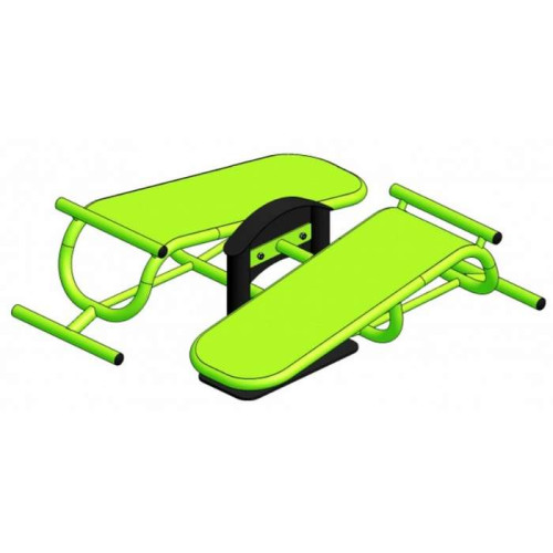 Вуличний тренажер Для м'язів черевного преса на спортивний майданчик