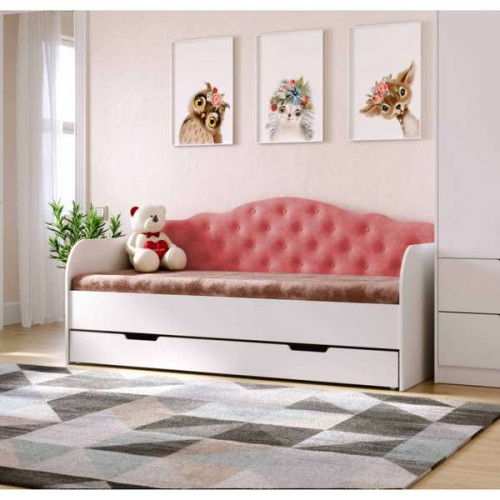 Детская кроватка-диван Sofia с мягкой спинкой Детская кроватка-диван Sofia с мягкой спинкой