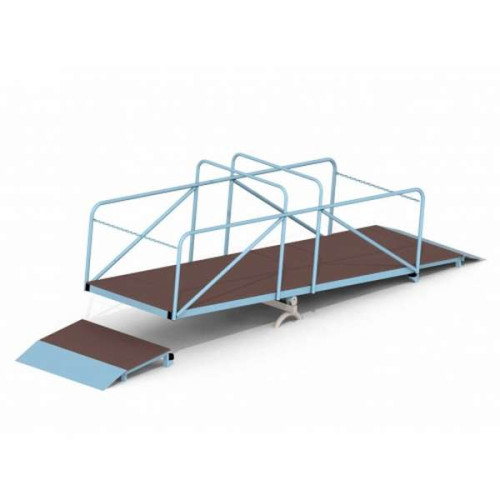 Дитяча гойдалка балансир з пандусом для дітей з ОФМ