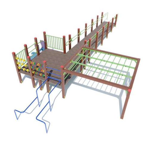 Игровой комплекс для детей с ОФВ на площадку