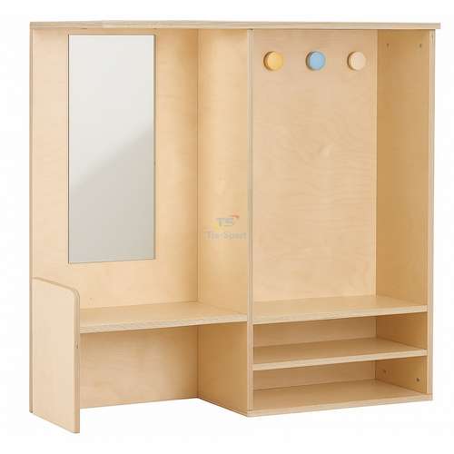 Деревянная вешалка для одежды Монтессори