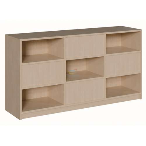 Двухсторонний стеллаж для учебных материалов (152×80×45 см)