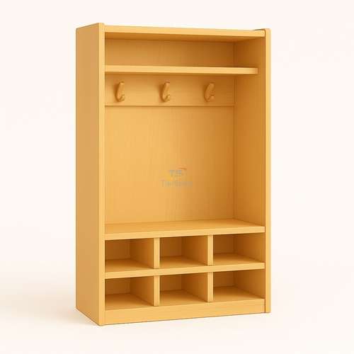 Модуль Моя одежда с открытыми полками и крючками