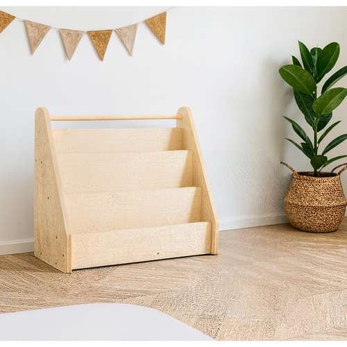 Портативный книжный шкаф Монтессори 50х25х50 см