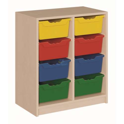 Шкаф для учебных материалов с контейнерами (70,5×80×45 см)
