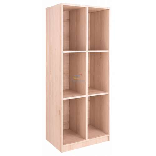 Стеллаж для учебных материалов (6 отделений, 160×67×45 см)