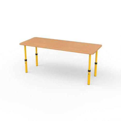 Стіл дитячий прямокутної форми 1100x450 кольорове ДСП для дитячого садочка