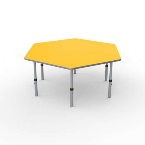 Стіл дитячий шестикутний 1148x1006 кольорове ДСП для дитячого садочка
