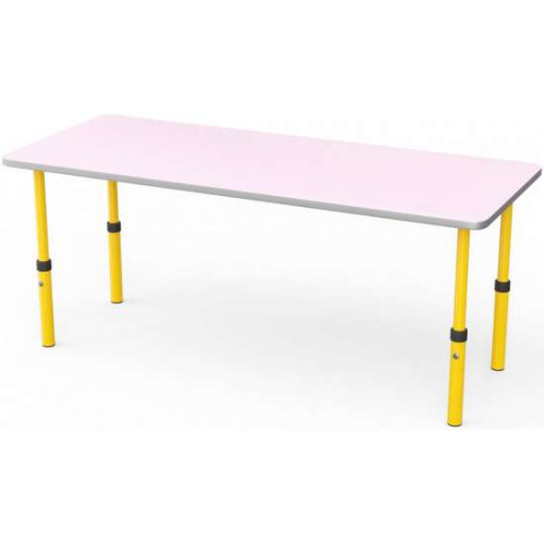 Стіл дитячий із регулюванням за висотою, 1-3 зріст, кольорове ДСП для дитячого садочка