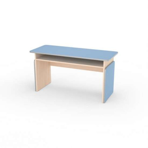 Стіл дитячий Ростик 1-3 зр.гр. з полицею 1100х450х460/580 кольорове ДСП для дитячого садочка