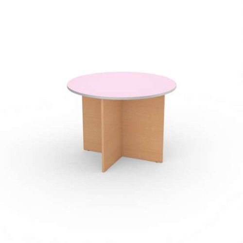 Стіл дитячий Коло 2 зр.гр. 800х800х520 кольорове ДСП для дитячого садочка