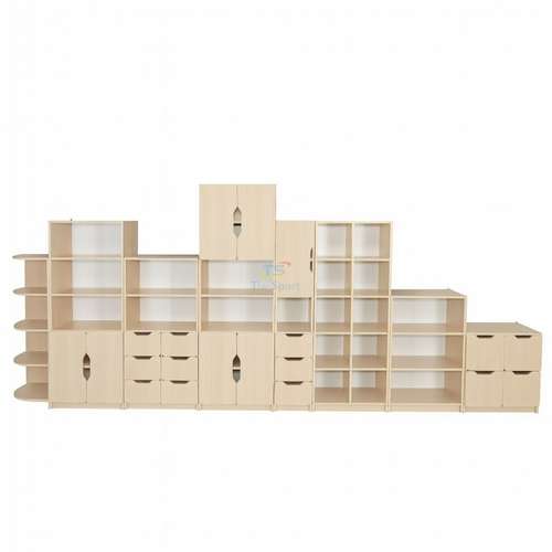 Стенка универсальная Школа-Сад (8 модулей) для НУШ, школы, детского сада