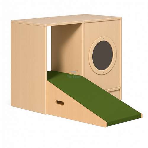 Тумба с горкой и иллюминатором (102×80×45 см)