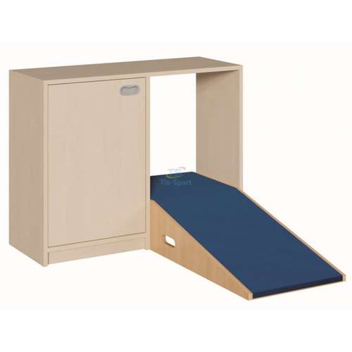 Тумба с игровым элементом-горкой (80×60/80×45 см)