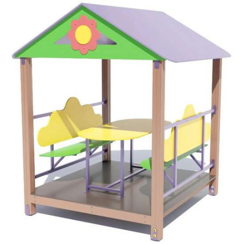 Дитячий будиночок "Дюймовочка" зі столиком