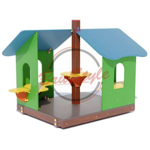 Дитячий ігровий елемент Альтанка зі столиками у садочок чи на майданчик Дитячий ігровий елемент Альтанка зі столиками у садочок чи на майданчик