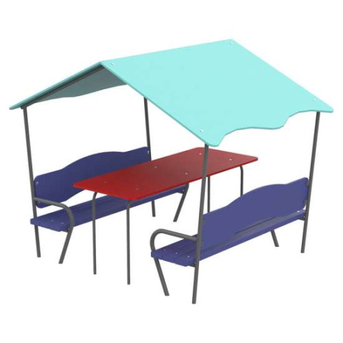 Детский домик со столиком Океан в садик Детский домик со столиком Океан в садик