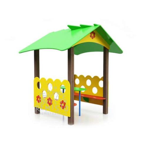 Детский игровой домик P-40 со скамейками и столиком
