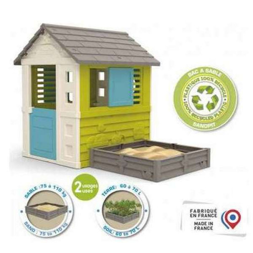 Будинок садовий з пісочнецею або грядкою 2в1, 174х110х127 Будинок садовий з пісочнецею або грядкою 2в1, 174х110х127