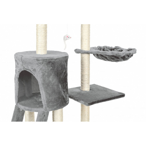 Дряпалка для кота с игрушками FunFit XL 1808-серая ✅ хорошие характеристики Дряпалка для кота с игрушками FunFit XL 1808-серая ✅ хорошие характеристики